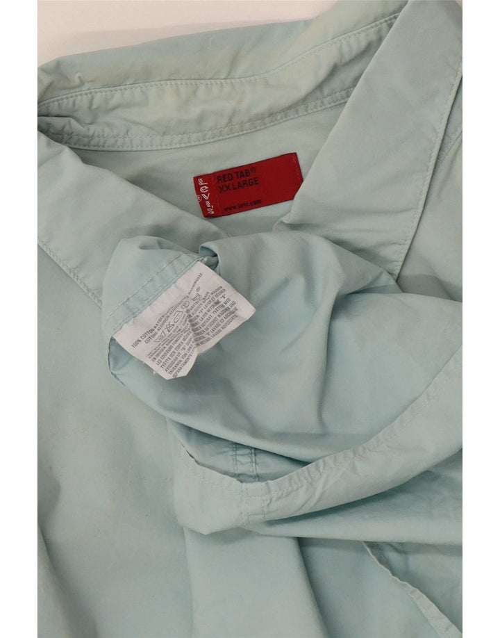 Ανδρικό πουκάμισο Levi's 2XL Μπλε βαμβακερό