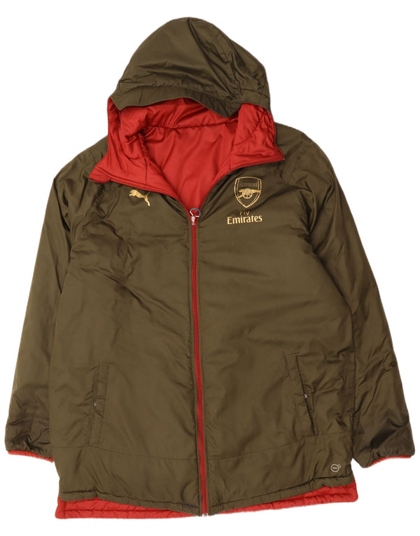 Puma Ανδρικό μπουφάν με κουκούλα Arsenal UK 44 2XL κόκκινο πολυεστέρας