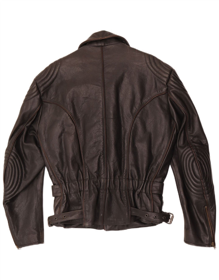 Richa Mens Motorstyle Δερμάτινο Biker Jacket EU 52 XL καφέ