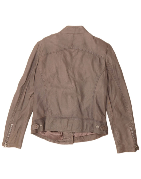 C&A Γυναικείο Cindy Crawford Δερμάτινο Biker Jacket EU 40 Medium Grey