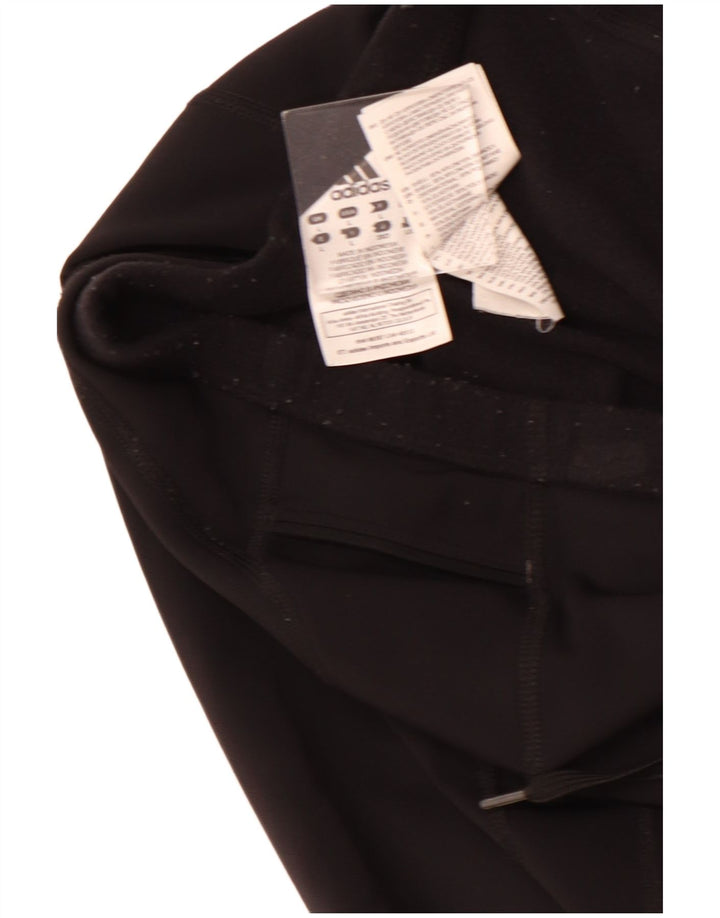 Γυναικεία αθλητική φόρμα ADIDAS Παντελόνι UK 14 Large Black Nylon