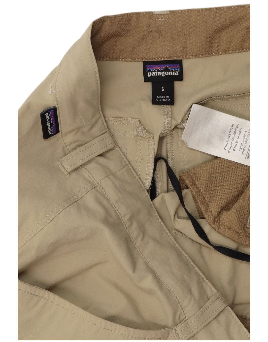 PATAGONIA Γυναικείο ίσιο παντελόνι Cargo US 6 Medium W32 L32 Beige Nylon