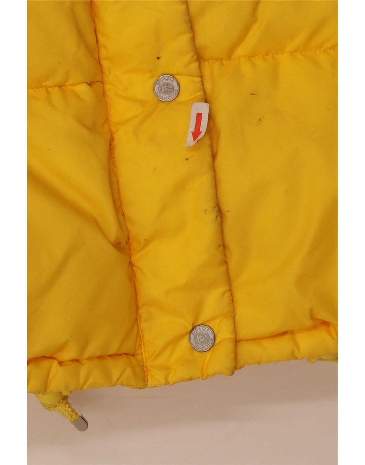 Ragazza Γυναικείο μπουφάν UK 14 Large Yellow Polyamide