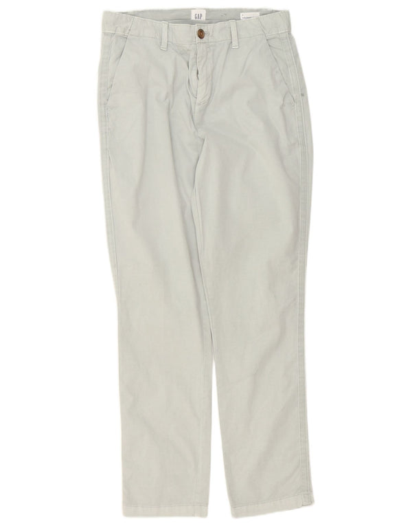 Gap Womens Girlfriend Ψηλόμεσο Παντελόνι Chino US 2 XS W26 L30 Γκρι