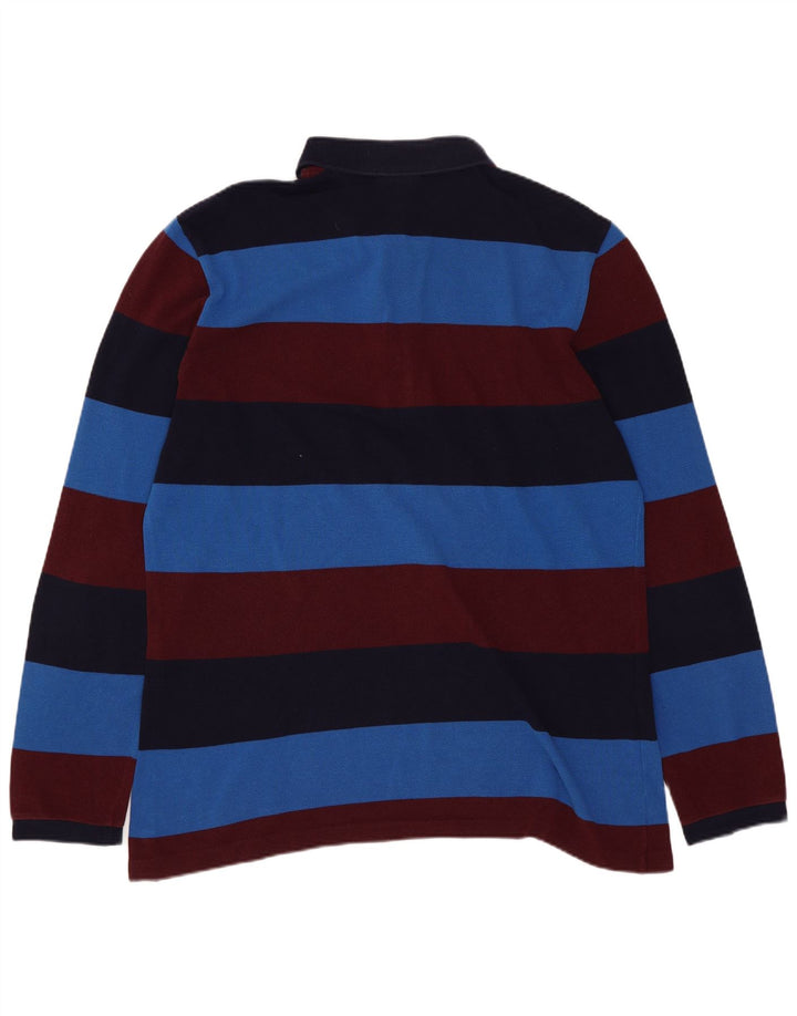 Ανδρικό μπλουζάκι ράγκμπι πόλο Lacoste, Μέγεθος 4, Μεσαίο πολύχρωμο ριγέ