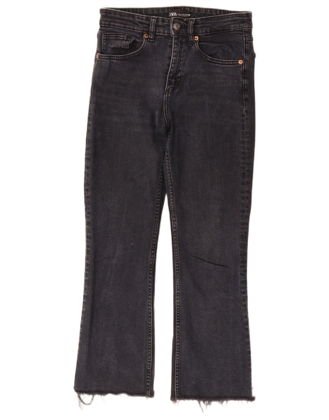 Zara Γυναικείο Τζιν μποτάκι EU 36 XS W26 L27 Μαύρο