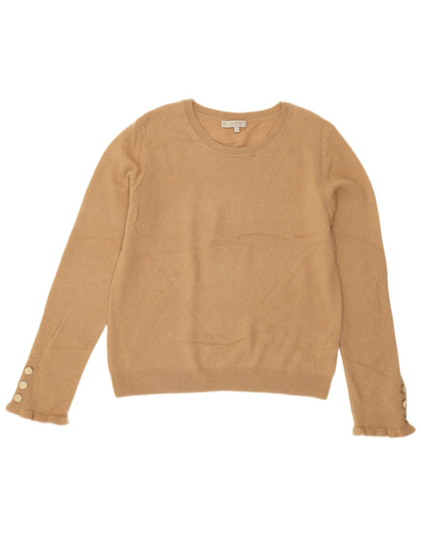 Γυναικείο πουλόβερ Hobbs Crew Neck Jumper UK 12 Medium Beige Wool