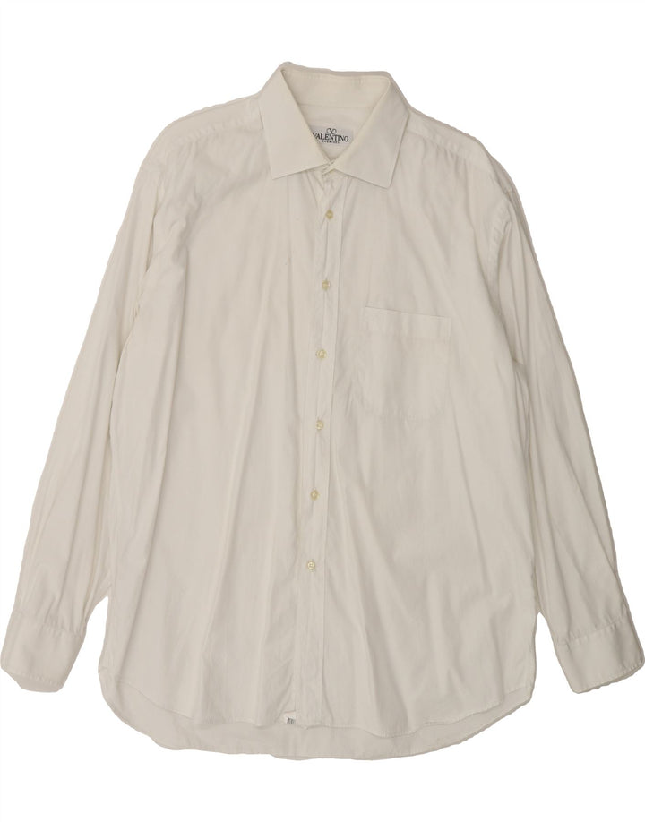 VALENTINO Mens Shirt Size 43 17 XL White Vintage Valentino and Second-Hand Valentino from Messina Hembry 