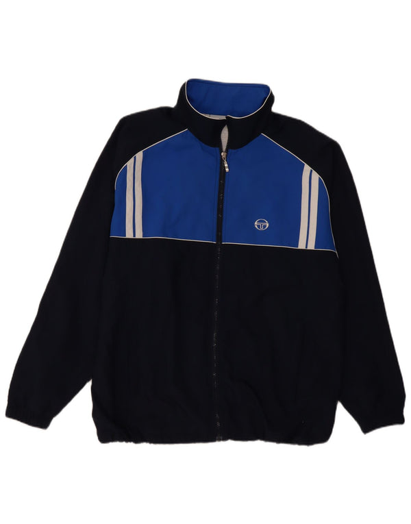 Ανδρική φόρμα Sergio Tacchini Top Jacket Large Navy Blue Colourblock