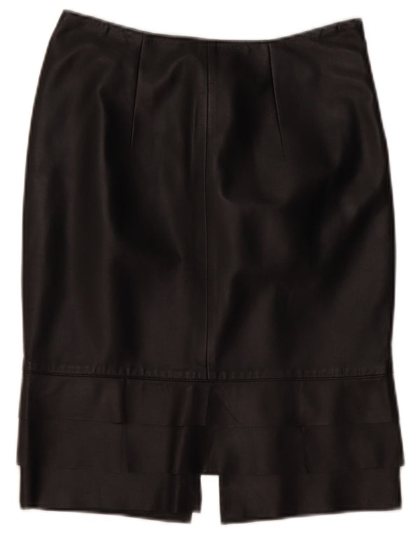 Γυναικεία ψηλόμεση φούστα ROBERTA SCARPA US 6 Medium W26 Μαύρο Δερμάτινο