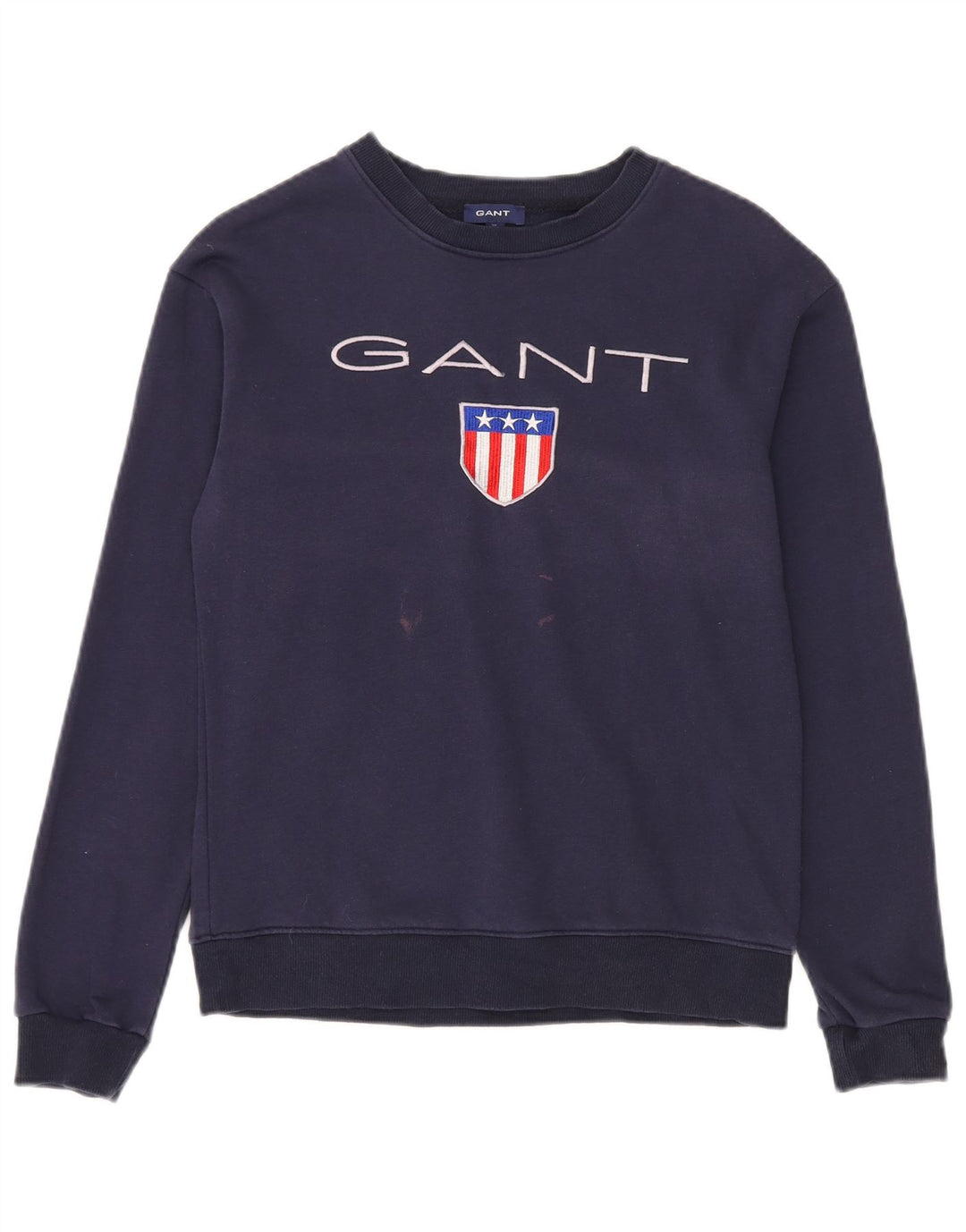 Ανδρικό γραφικό φούτερ Gant Jumper XS Navy Blue Cotton