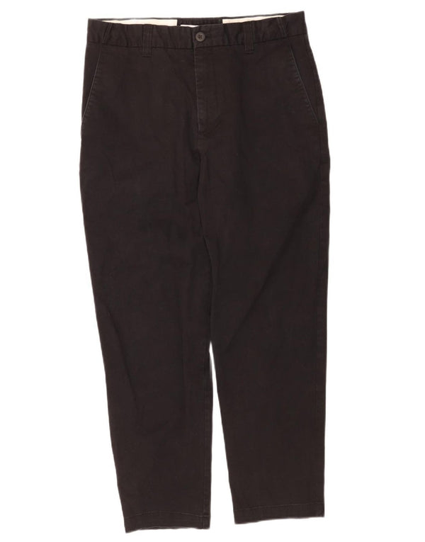 Zara Ανδρικό κωνικό παντελόνι Chino EU 42 Large W32 L27 Μαύρο