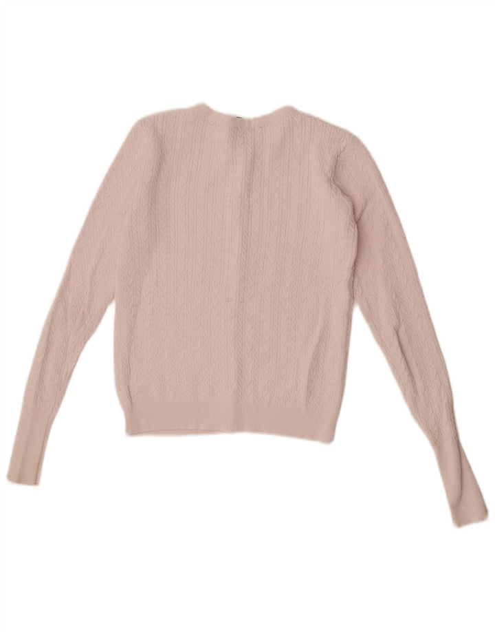 Zara Γυναικεία Ζακέτα Crop UK 8 Small Pink