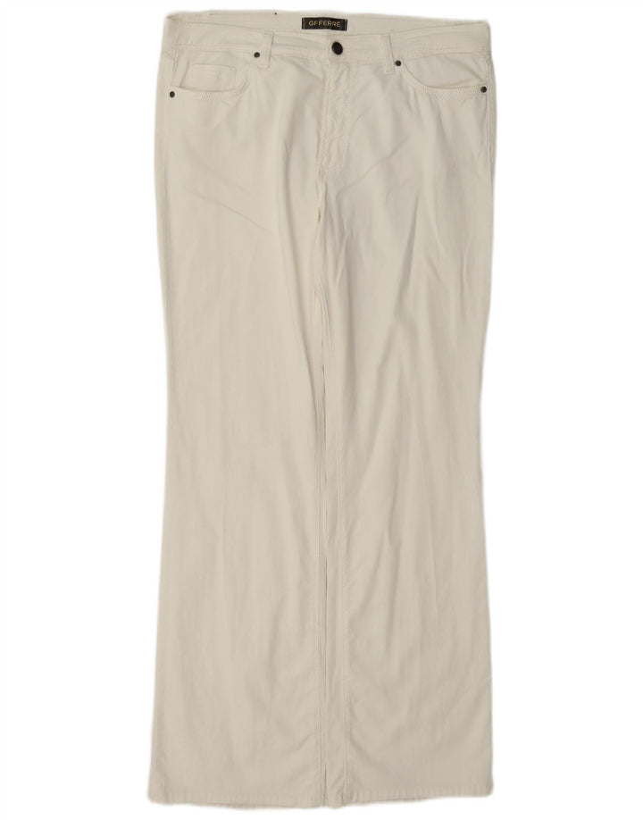GF Ferre Γυναικείο Bootcut Jeans W34 L31 Λευκό