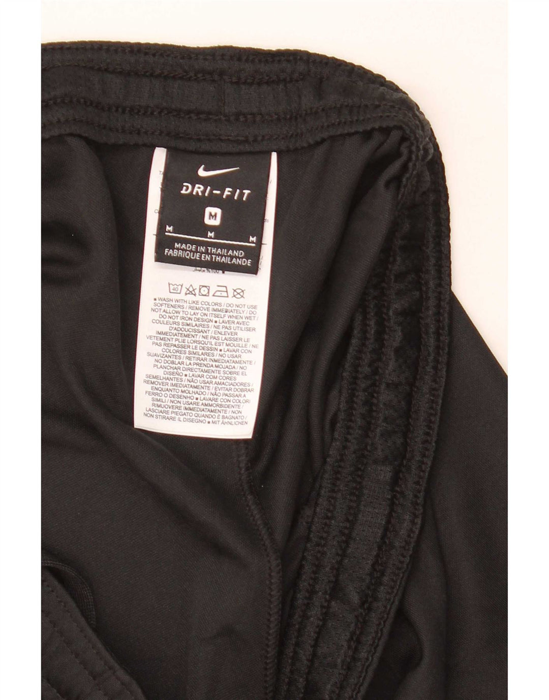 Γυναικείο αθλητικό σορτς Nike Dri Fit UK 12 μεσαίου μαύρου πολυεστέρα