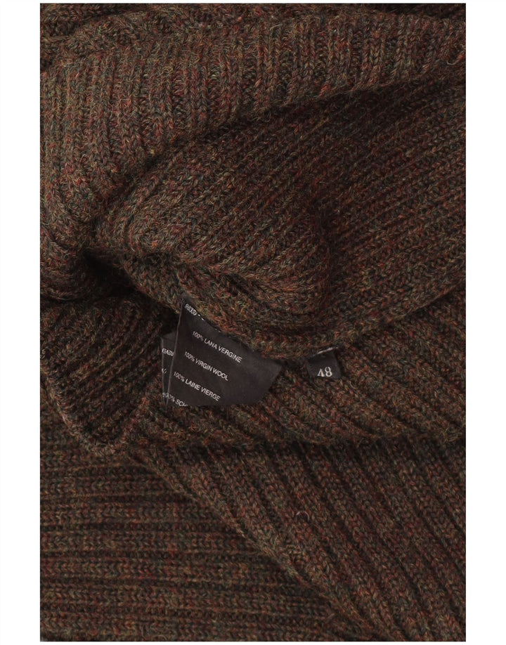 Γυναικείο πουλόβερ PRADA με φερμουάρ IT 48 XL Παρθένο μαλλί