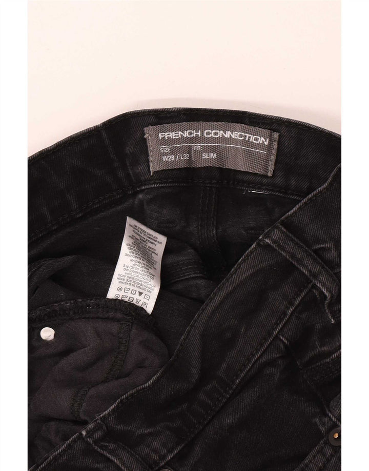 French Connection Ανδρικό Slim Jeans W28 L32 Μαύρο βαμβακερό