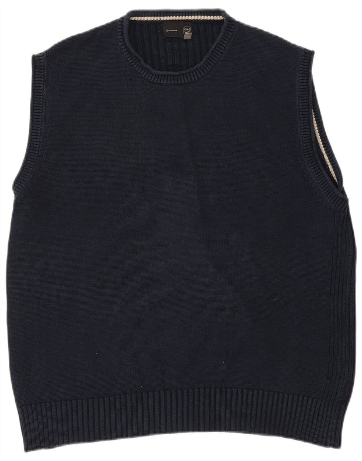 Ανδρικό γιλέκο Gas Tank Top 2XL Navy Blue Cotton