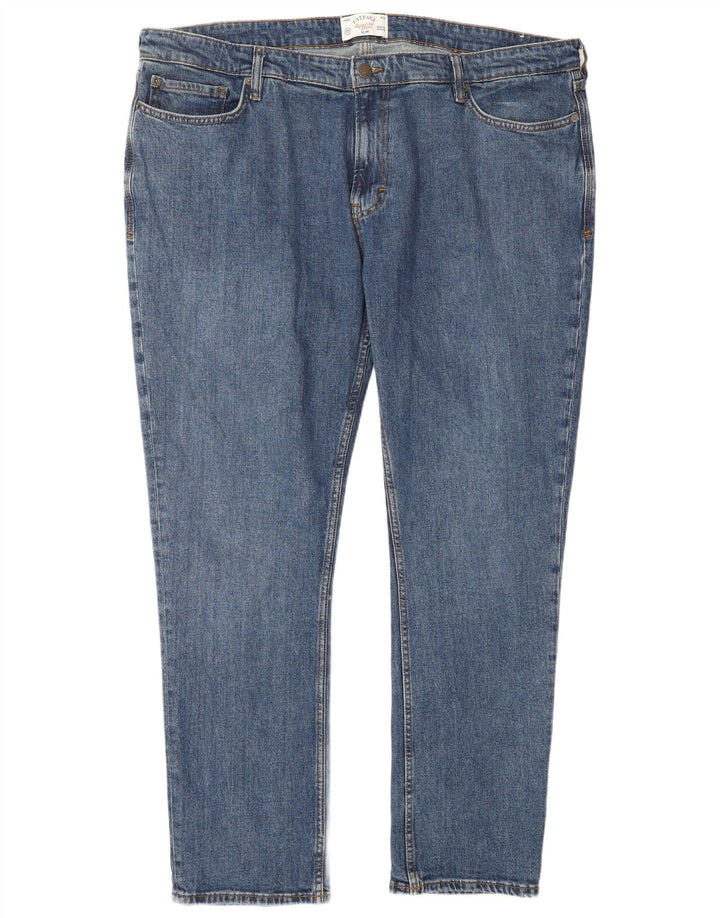 FAT FACE Ανδρικό Slim Jeans W42 L34 Μπλε Βαμβακερό