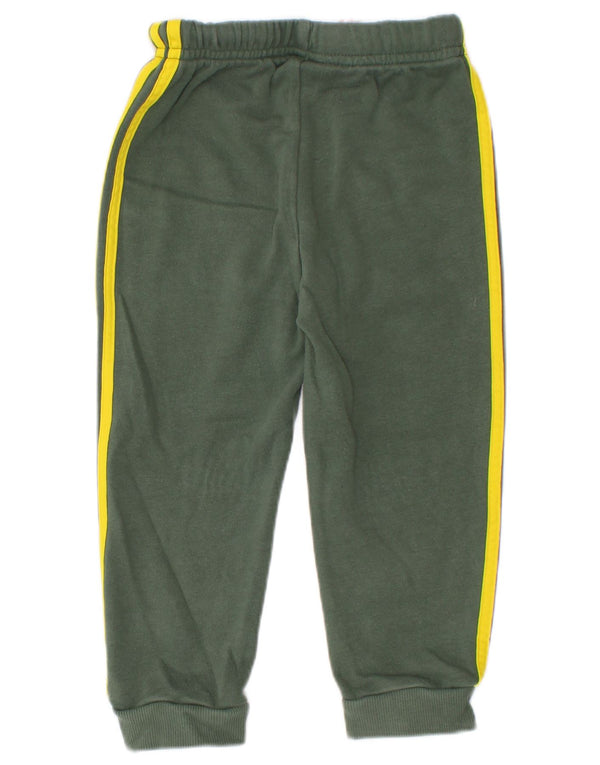 Παντελόνι αθλητικής φόρμας Adidas Baby Boys Joggers 18-24 μηνών πράσινο βαμβακερό