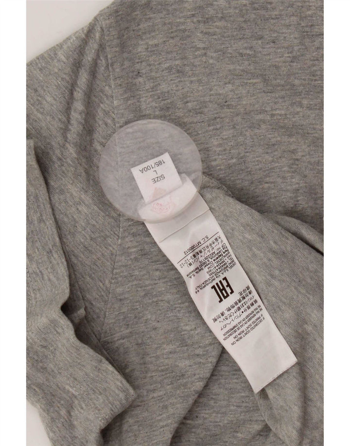 Ανδρικό γραφικό T-Shirt Diesel Top μεγάλο γκρι βαμβακερό