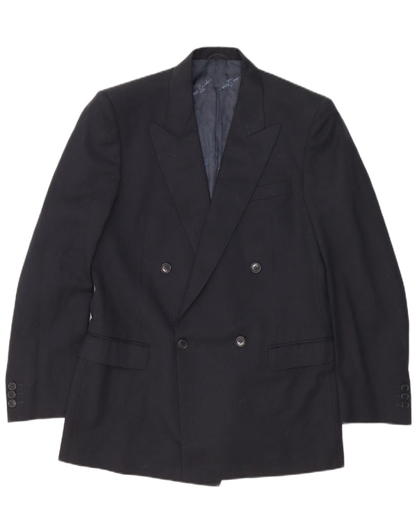 Pierre Cardin Ανδρική φόρμα 2 τεμαχίων IT 48 Medium W32 L32 Black Pinstripe
