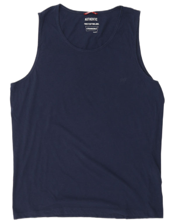 Ανδρικό γιλέκο Carrera Large Navy Blue από βαμβάκι