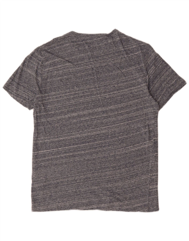 Ανδρικό T-Shirt Reiss Top Βαμβακερό μεσαίο γκρι ριγέ