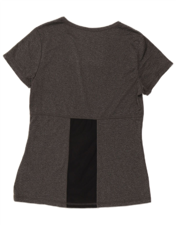 Fila Γυναικείο T-Shirt Top UK 8 Small Grey Colourblock Polyester