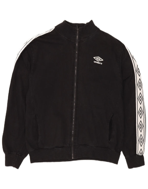 Γυναικεία αθλητική φόρμα Umbro Top Jacket UK 20 2XL Μαύρο Colourblock Βαμβακερό