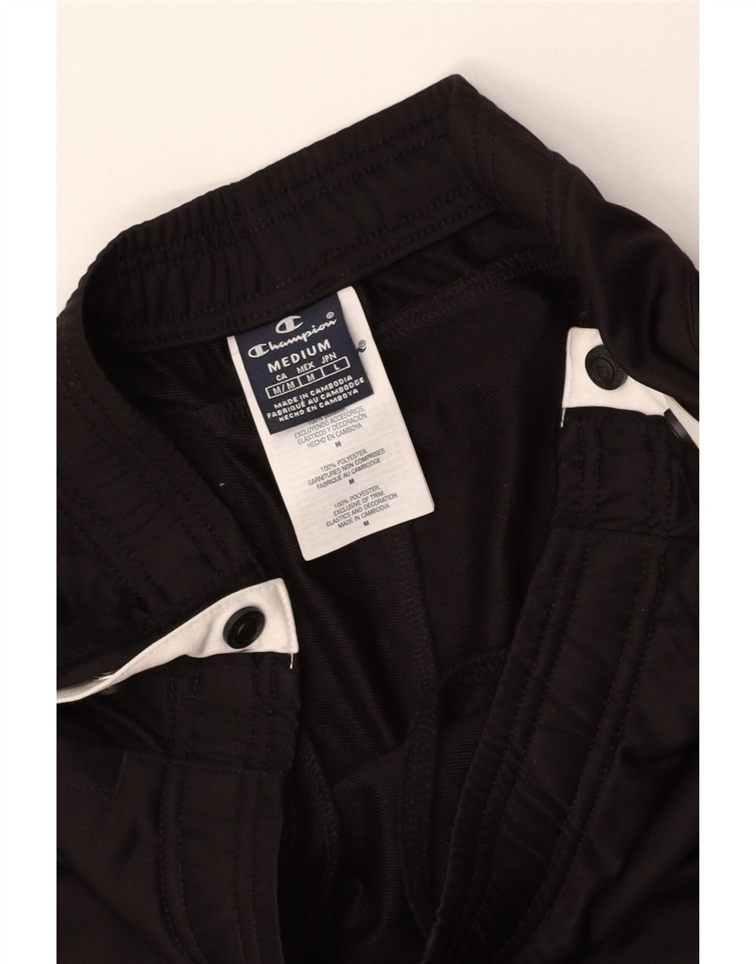 Γυναικεία αθλητική φόρμα CHAMPION Παντελόνι UK 12 Medium Black Colourblock