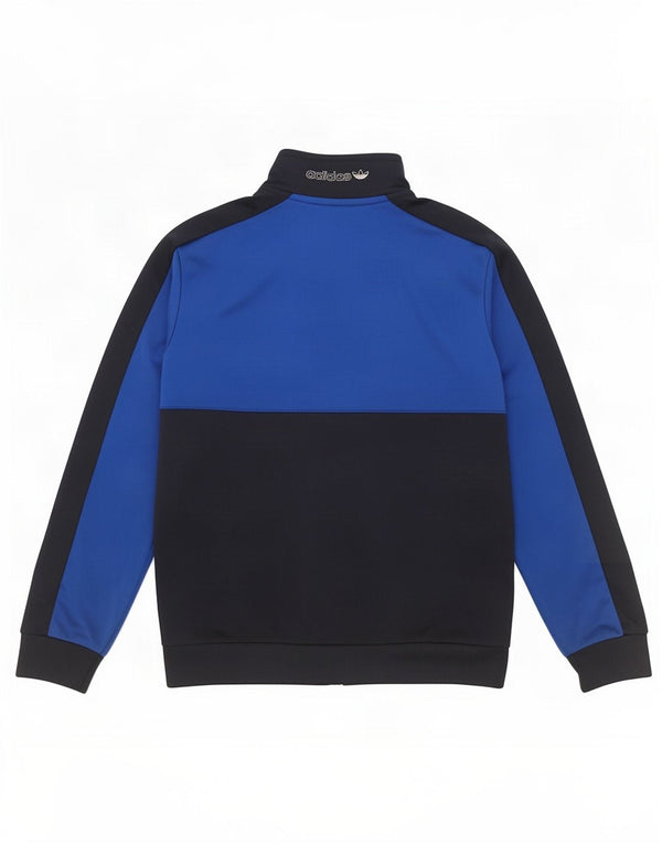 Adidas Boys Graphic αθλητική φόρμα Top Jacket 9-10 Years Blue Colourblock