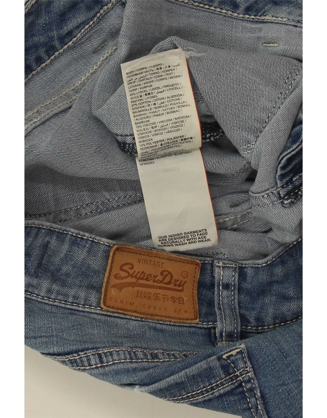 Superdry Γυναικείο Τζιν Zadie Flared W26 L30 Blue Lyocell