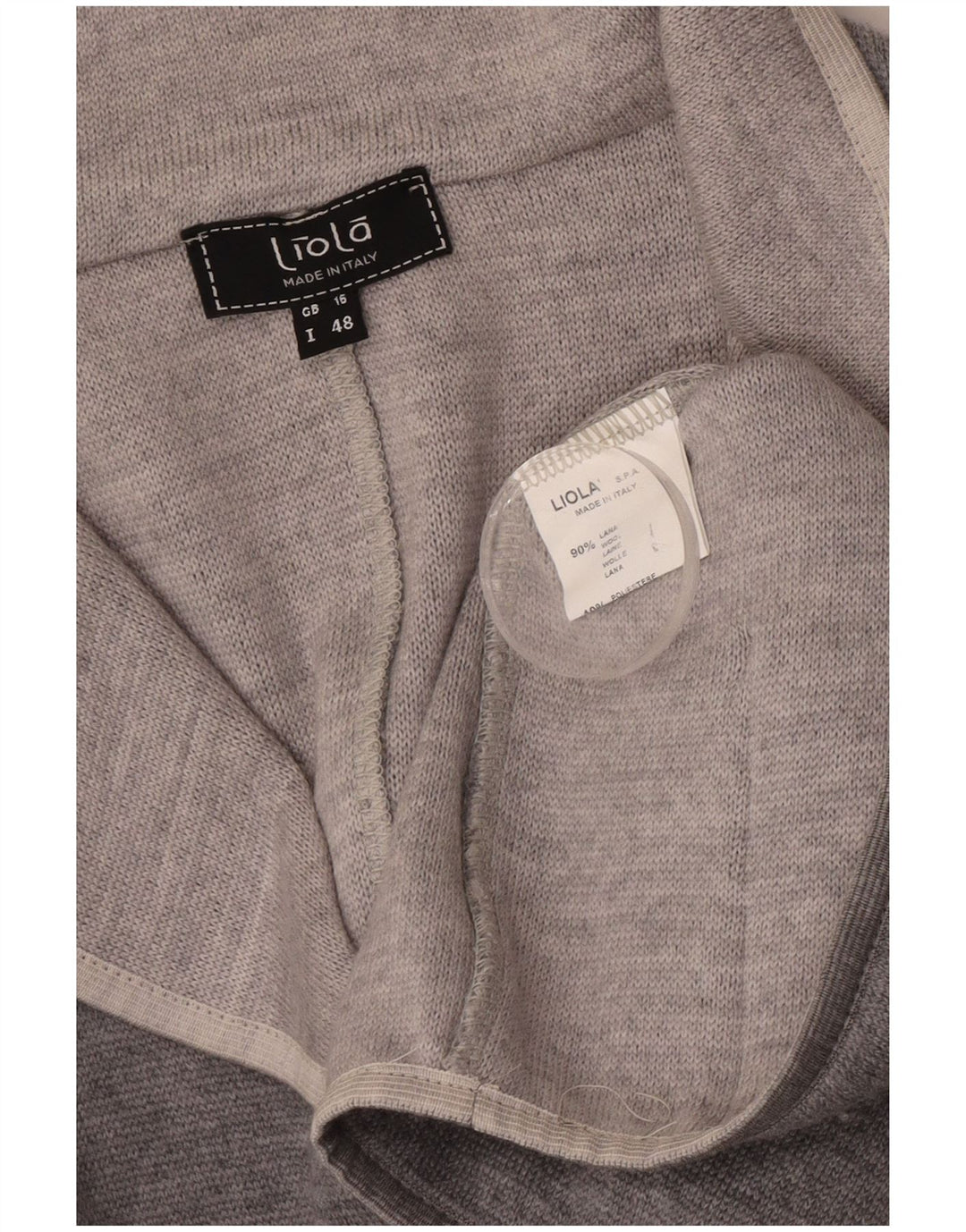 Liola Γυναικείο μπουφάν blazer UK 16 Large Grey Wool