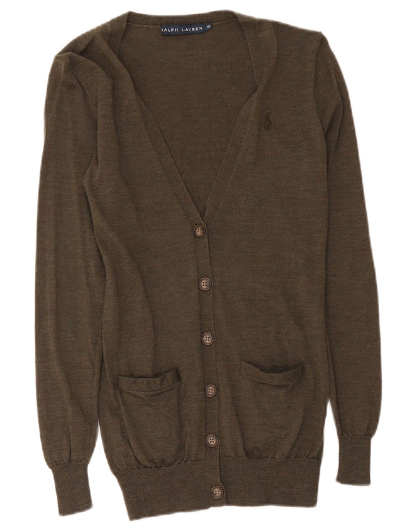 Γυναικεία ζακέτα Ralph Lauren UK 4 XS Πράσινο μαλλί μερινό