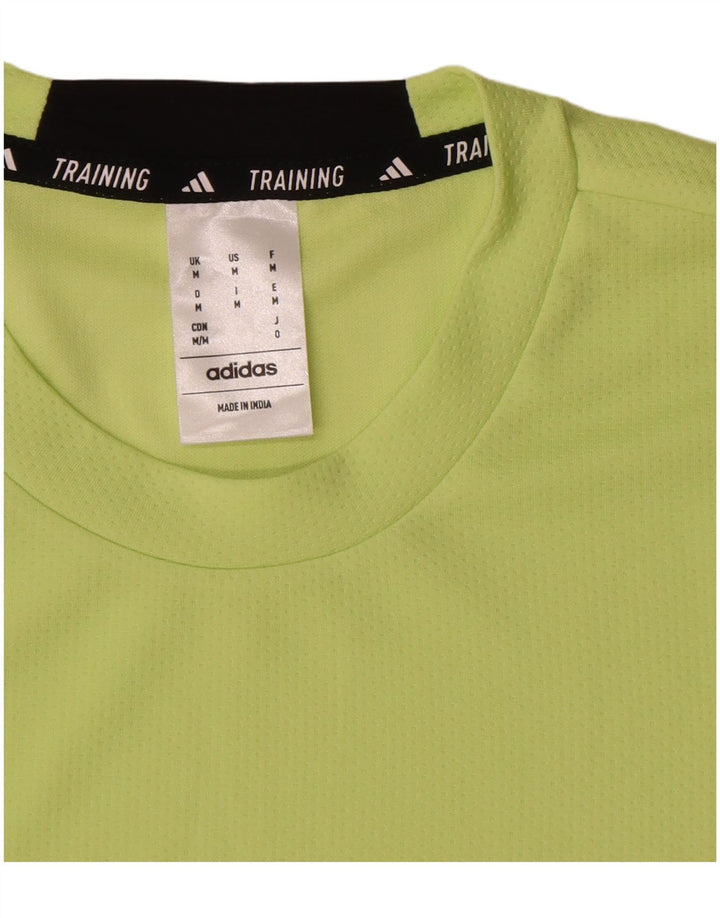 Ανδρικό T-Shirt Adidas Top Μεσαίο Πράσινο Πολυεστέρας