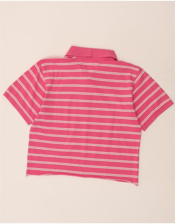 Tommy Hilfiger Girls Polo πουκάμισο 15-16 ετών Ροζ ριγέ