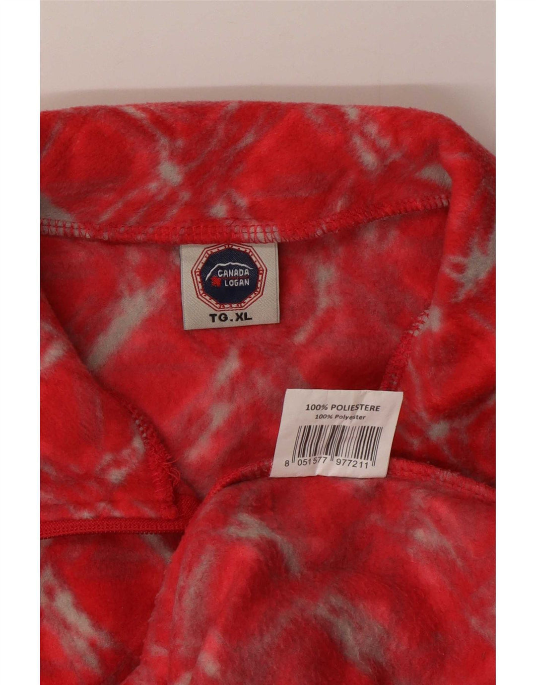 Canada Logan Γυναικείο Fleece Jacket UK 18 XL Pink Geometric Polyester
