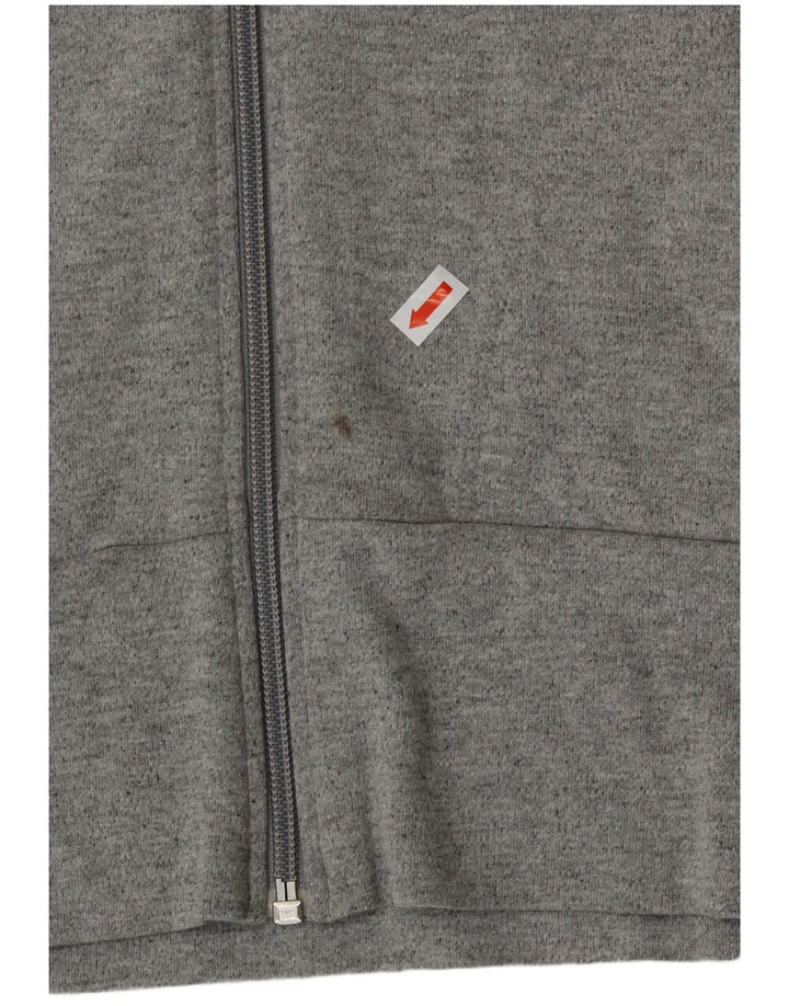 Adidas Γυναικεία φόρμα Crop Top Jacket UK 12 Medium Grey Cotton