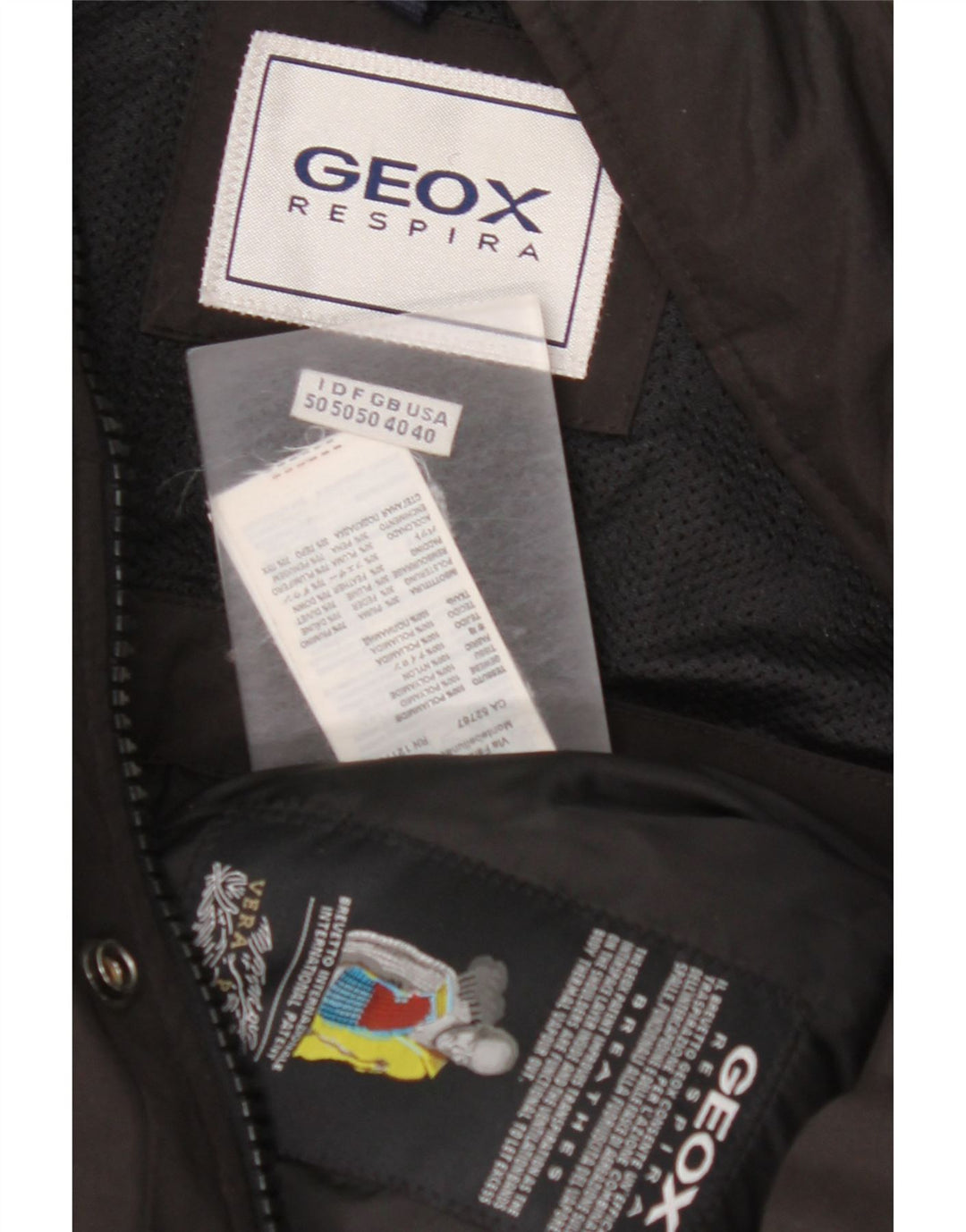 GEOX Ανδρικό μπουφάν UK 40 Large Black Polyamide