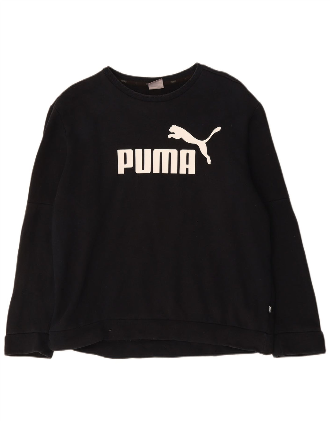 Ανδρικό γραφικό φούτερ Puma Jumper μεγάλο μαύρο βαμβακερό