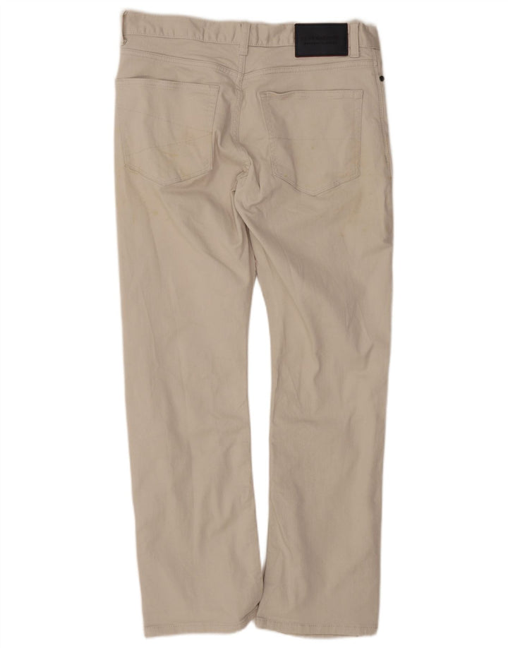 Marks & Spencer Ανδρικό Bootcut Casual Παντελόνι W32 L29 Μπεζ βαμβακερό