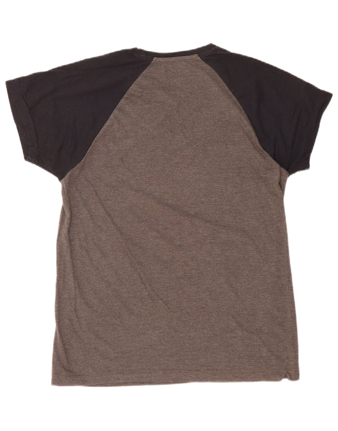ΓΑΛΛΙΚΗ ΣΥΝΔΕΣΗ Ανδρικό T-Shirt Top Large Grey Colourblock Βαμβακερό