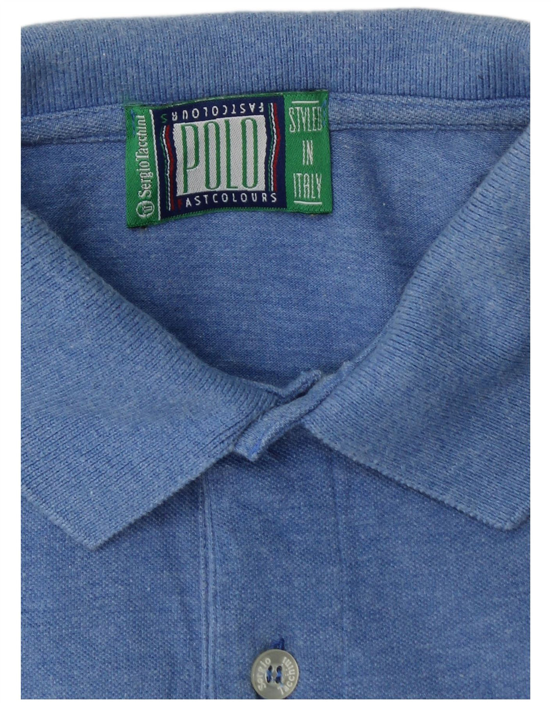 Ανδρικό μπλουζάκι πόλο Sergio Tacchini μεσαίο μπλε