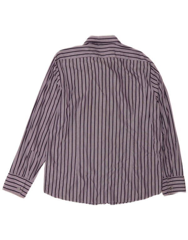 Ανδρικό πουκάμισο Hugo Boss Regular Fit XL Μωβ ριγέ