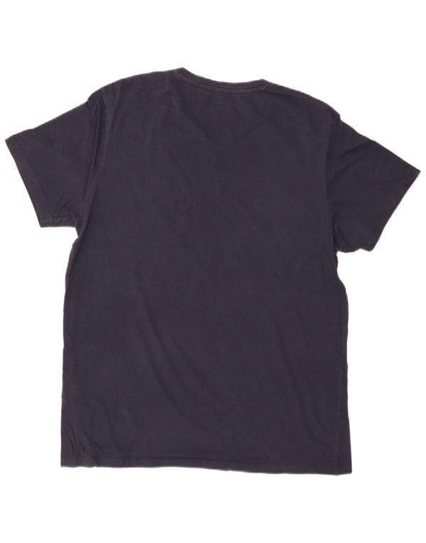 JACK & JONES Ανδρικό γραφικό T-Shirt Top XL Navy Blue Cotton