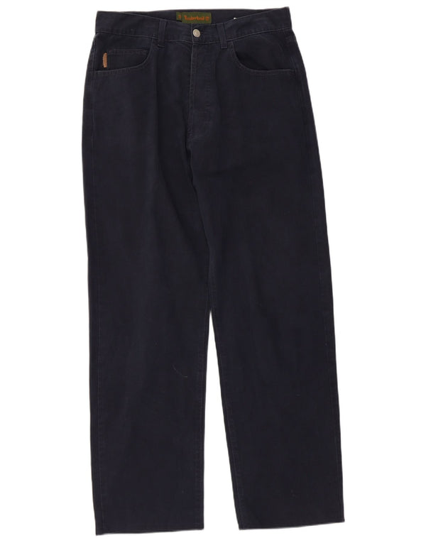 Ανδρικό ίσιο casual παντελόνι Timberland W33 L29 Navy Blue Cotton
