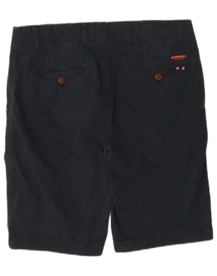 Ανδρικό σορτς Chino Superdry W32 Βαμβακερό μεσαίο ναυτικό μπλε
