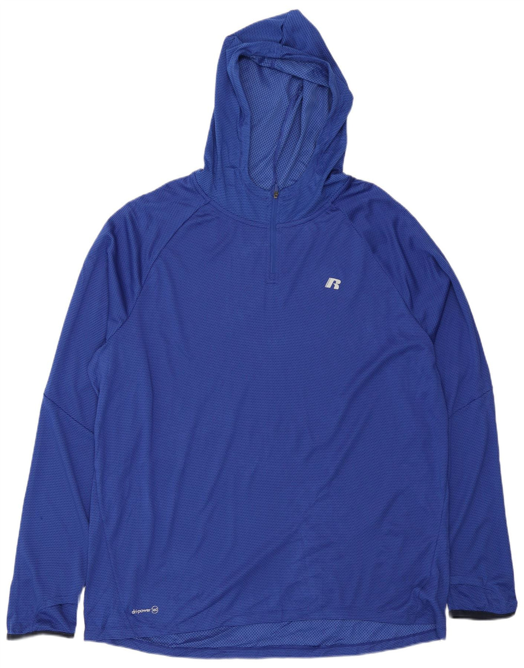 Russell Athletic Ανδρική φόρμα πουλόβερ με κουκούλα Dri-Power Top XL Navy Blue