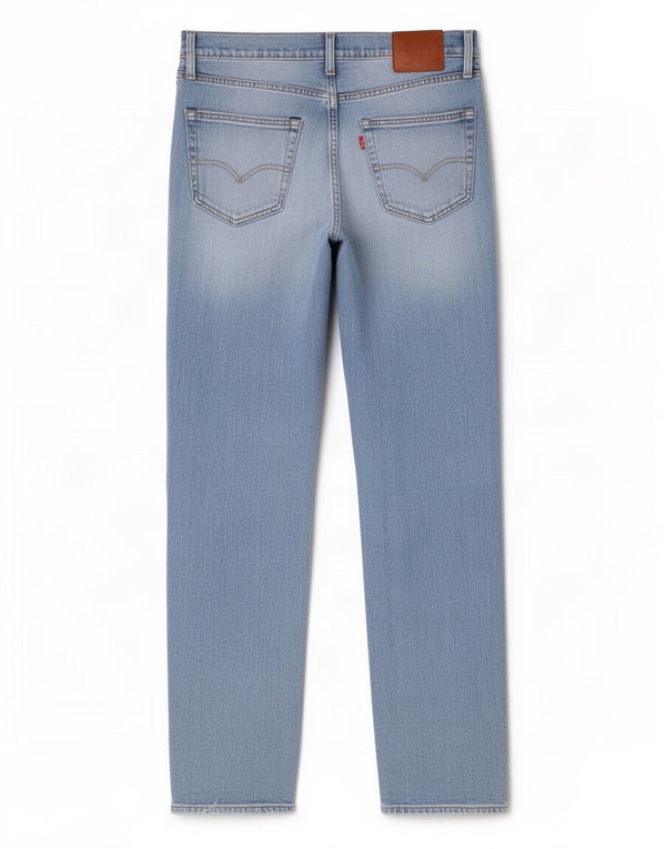 Levi's Womens 502 Tapered Jeans W34 L32 Blue Cotton